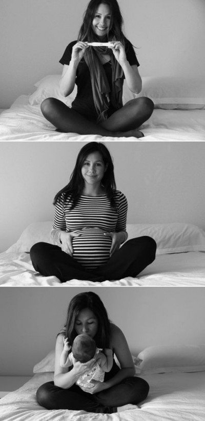 maternidade ideias6 400x821 Idéias de fotos para registrar sua gravidez