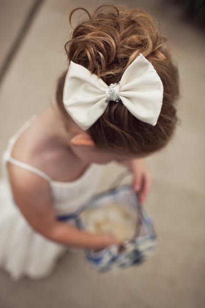 Penteado para daminha, Penteado em criança