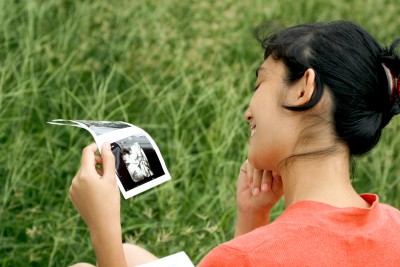 Mother Think Of Ultrasound Scan Examination