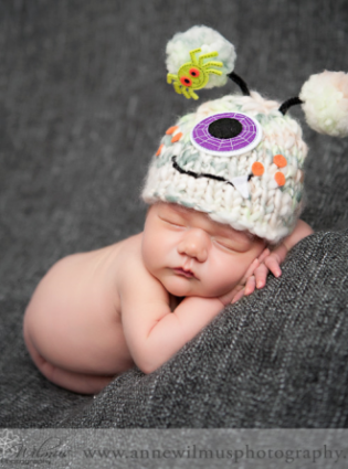 Ensaio Newborn de Halloween