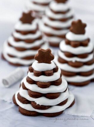 Frutas e docinhos criativos de Natal
