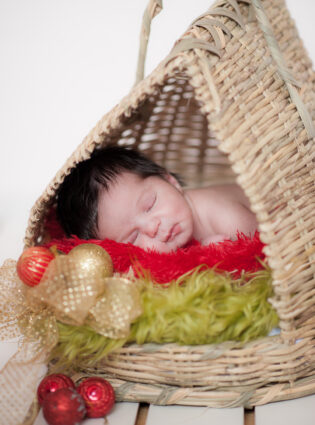 Newborn no clima de Natal