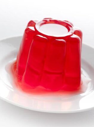 Gelatina caseira para as crianças