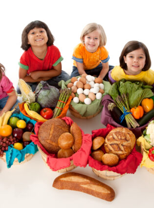 10 alimentos muito Importantes para as Crianças