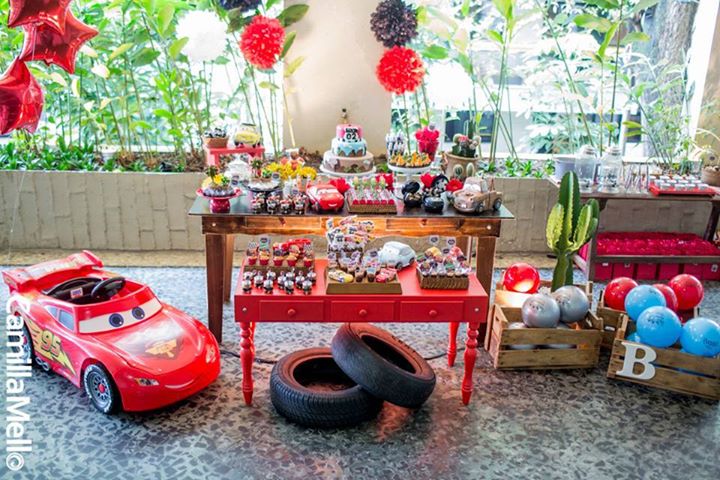 Tema Carros: Inspirações para sua festa - Blog Elika Festas