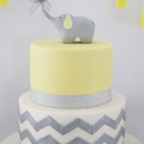 Bolos de elefantinhos para chá de bebê e aniversários