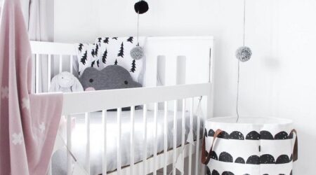 Decoração Black & White para o quarto do bebê