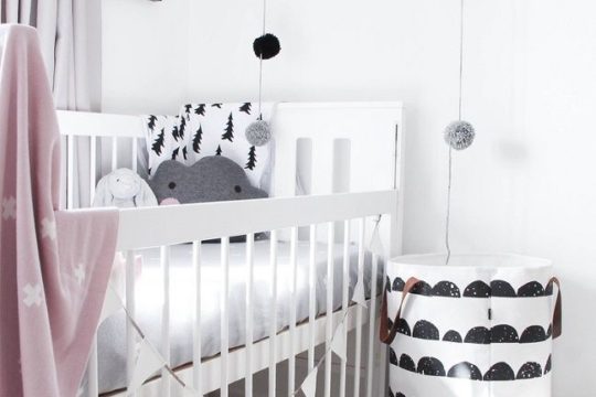 Decoração Black & White para o quarto do bebê