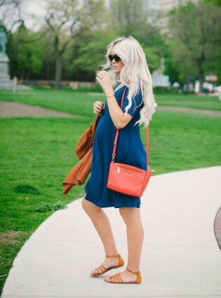 Look Grávida: Inspirações de vestidos estilosos