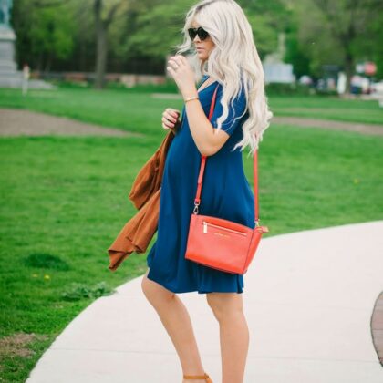 Look Grávida: Inspirações de vestidos estilosos