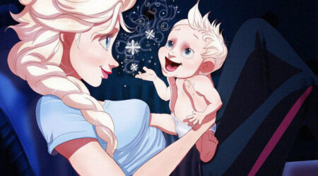 Princesas da Disney viram mães em ilustrações