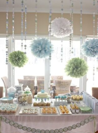 30 decorações charmosas para Chá de Bebê