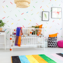 20 ideias de quartos coloridos para o bebê