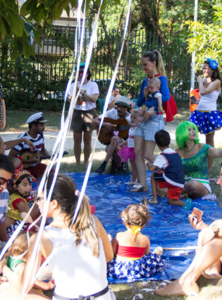 O bloquinho infantil de carnaval do Cheguei ao Mundo saiu!