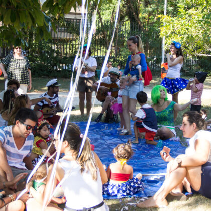 O bloquinho infantil de carnaval do Cheguei ao Mundo saiu!