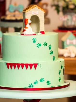 Festa de aniversário com tema Cachorrinhos