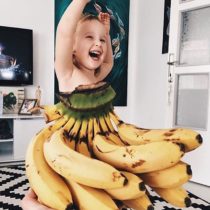 Fotos divertidas de “vestidos” com frutas e verduras