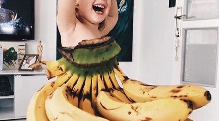 Fotos divertidas de “vestidos” com frutas e verduras