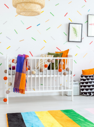 20 ideias de quartos coloridos para o bebê