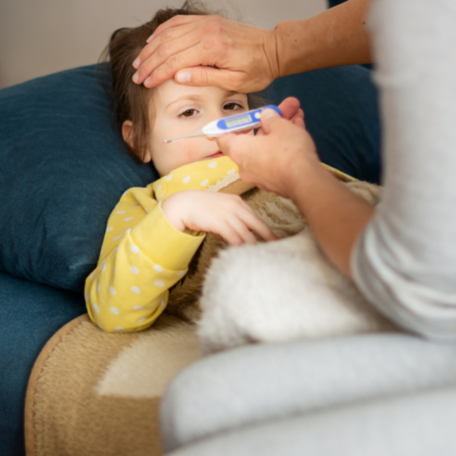 Sintomas da Influenza A em crianças pequenas
