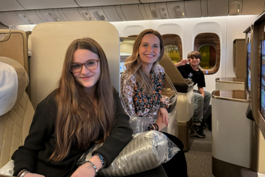 Viagem com crianças pela Emirates pra Dubai